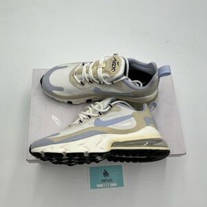 Wmns Nike Air Max 270 React White Ghost Fossil Pale Blue Sz 5.5W CT1287 100 90